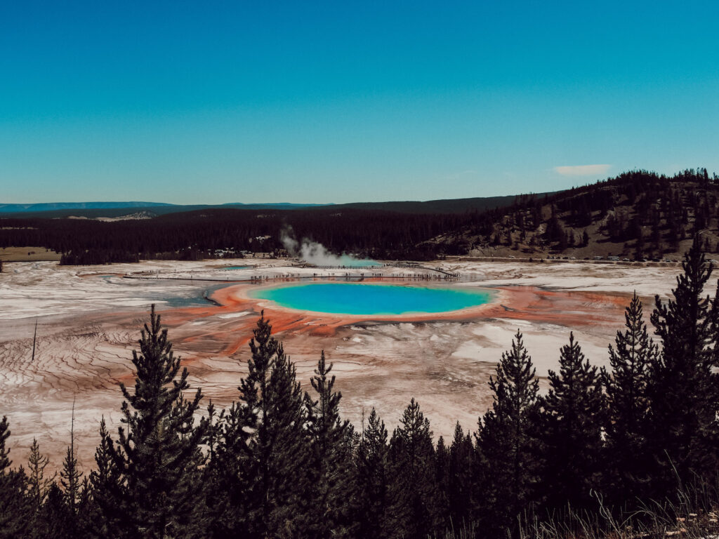 Grand Prismatic Spring at Yellowstone national park