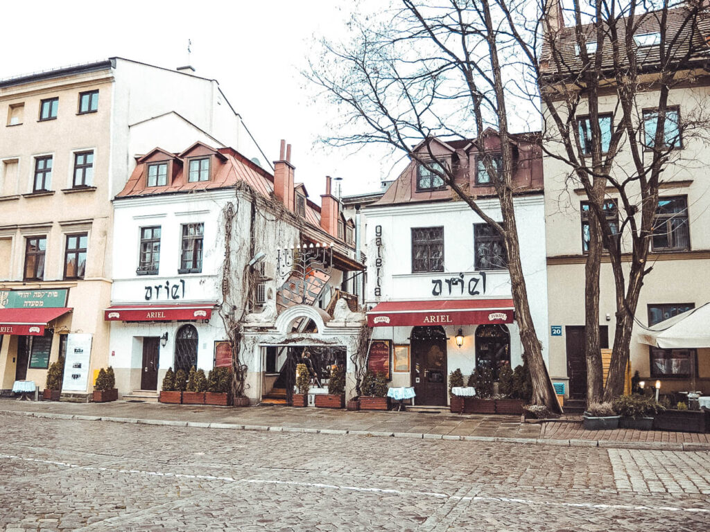 Jewish Quarter in Krakow Poland