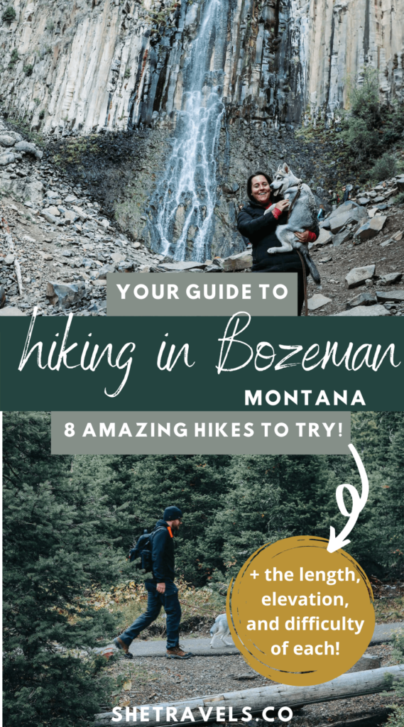 I'm sharing the best hikes in Bozeman, Montana. Your guide to hiking in Bozeman! 8 hikes to try in the area. | Montana travel | Montana hikes | hiking in montana | camping in montana | camping in bozeman | outdoor activities | what to do in bozeman | bozeman travel