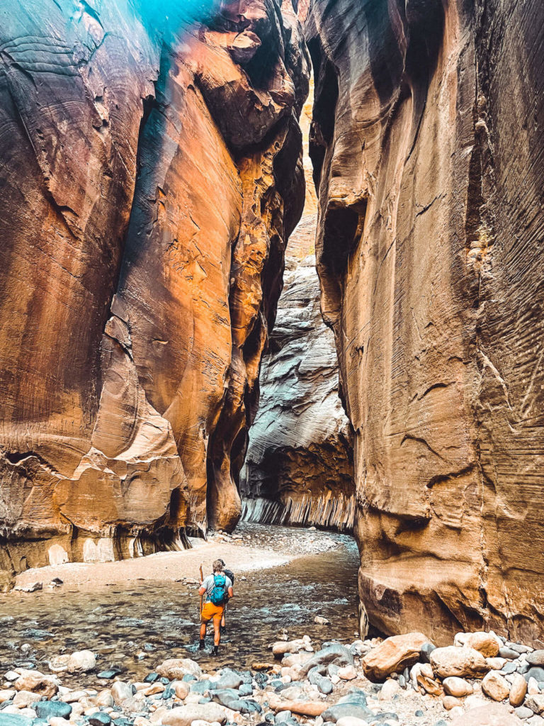 the narrows hike in zion national park