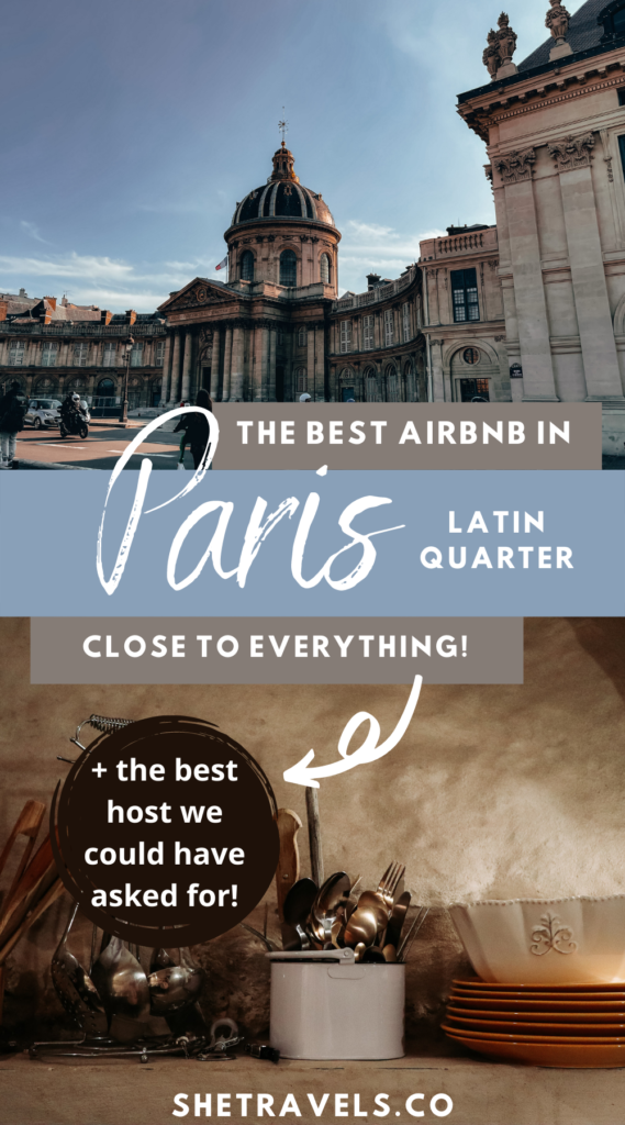 Finding a place to stay in Paris can be hard because the city is so big! I'm sharing the best Airbnb in Paris when traveling on a budget. | paris travel | where to stay in paris | best hotel in paris | paris on a budget | france travel